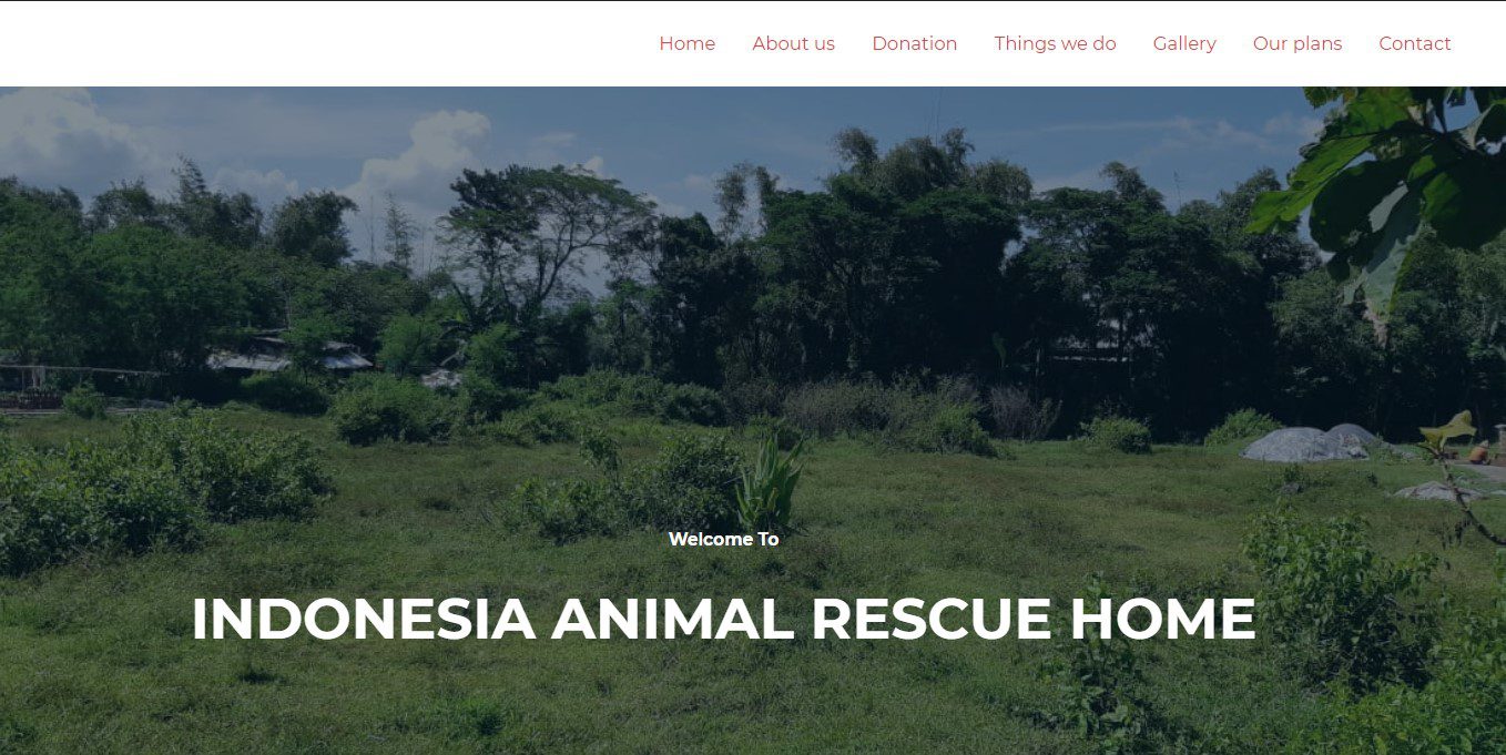 Indonesia Animal Rescue Home